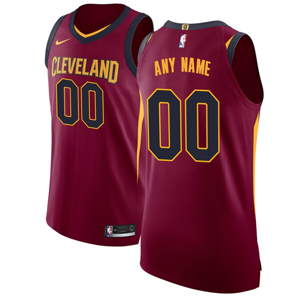 Men's Cleveland Cavaliers Active Player Red Custom Stitched NBA Jersey